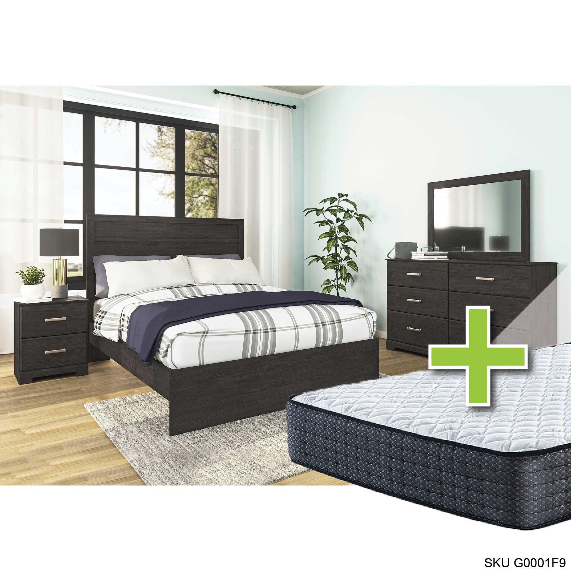 Rent to Own Ashley Belachime 6 Piece Queen Bedroom Set w/ Upland